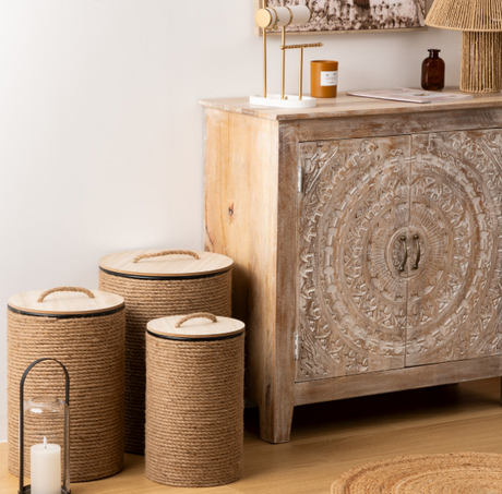 Сет кутии за съхранение atmosphera Bill, Метал, 36/25/30 cm, 3бр