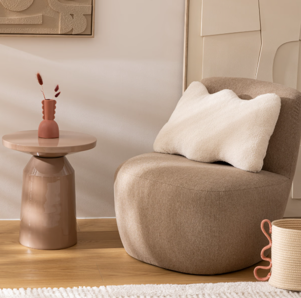 Декоративна възглавница atmosphera Wavy bliss, 48x35 cm, Букле