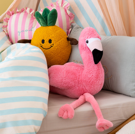 Детска плюшена играчка atmosphera Flamingo, 25 cm