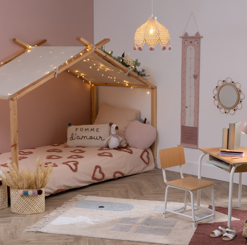 Детска висяща лампа atmosphera La campagne, Бамбук, 130 см