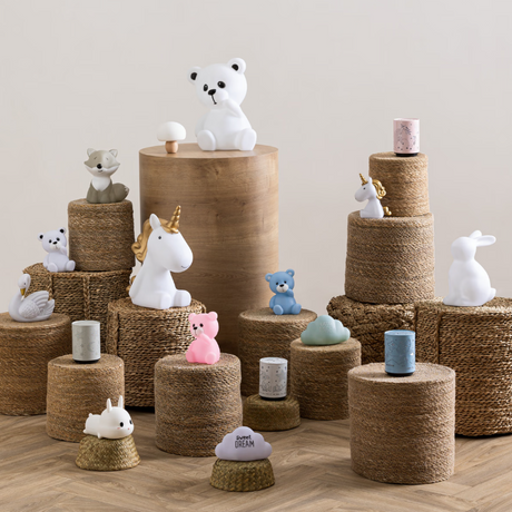 Детска нощна лампа atmosphera Fox, Включени батерии, 17 см