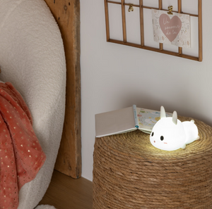 Детска нощна лампа atmosphera Rabbit, 16x11 cm, 3 нива на яркост