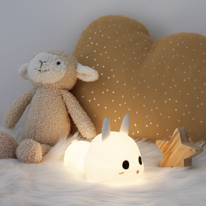 Детска нощна лампа atmosphera Rabbit, 16x11 cm, 3 нива на яркост