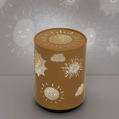 Детска нощна лампа с батерии atmosphera, 13 cm, Охра