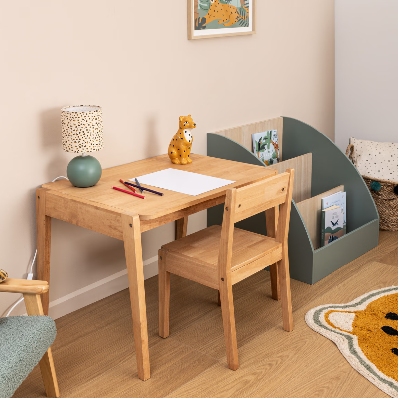 Детска нощна лампа atmosphera Leo, 25 cm, Керамика