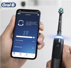 Електрическа четка за зъби Oral-B Genius X, Черен