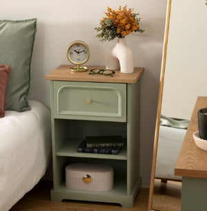 Нощно шкафче atmosphera Mohea, 67 cm, Зелен