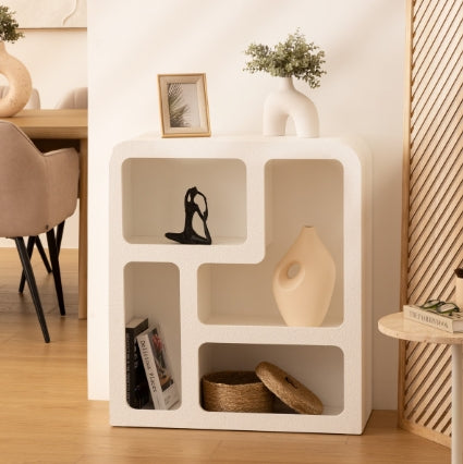 Етажерка atmosphera Soleya, 4 ниши, 75x30 cm, Бял