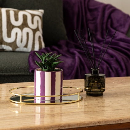 Изкуствено растение atmosphera Deep Purple, 16 cm