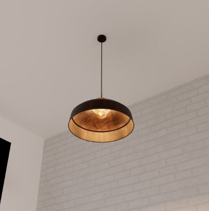 Пендел atmosphera Prao, 57 cm, Сив Метал, Дърво