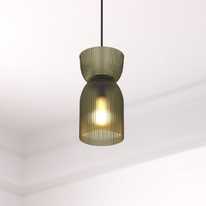 Пендел atmosphera Ancel, 14 cm, Стъкло, Зелен