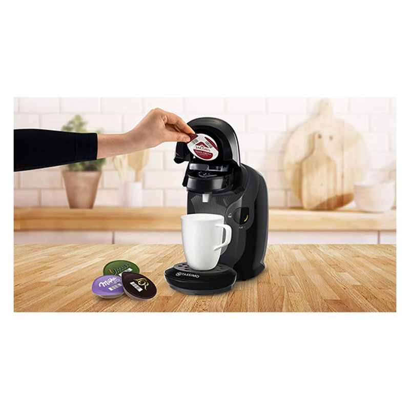 Кафемашина Bosch Tassimo Style TAS1102, 1400 W, 3.3 бара, 0.7 л, Самопочистване и декалциране, Капсули, Черен