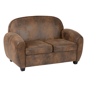 Двуместен диван atmosphera Stanis Vintage, Кафяв