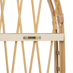 Рафт за стена atmosphera Anahi, MDF, Бамбук, 74x45 см