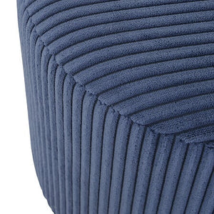 Пуф atmosphera Sylia, Рипсено кадифе, Ø38 cm