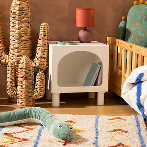 Детско нощно шкафче atmosphera Tara, MDF, Бял