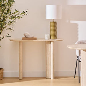 Конзолна маса atmosphera Anaya, MDF травертинов ефект,  110x35x80 cm