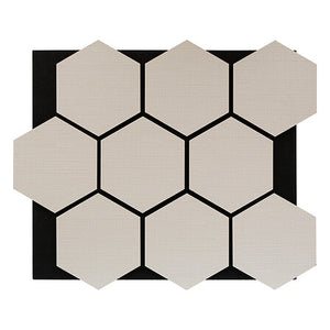 Декоративен панел atmosphera Hexagon, 56x69 cm, Бежов, MDF