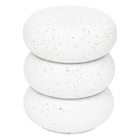Помощна маса atmosphera Stonento, Магнезия, Бял, Ø35 см
