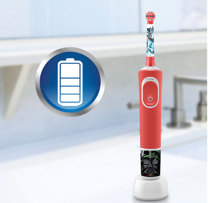 Електрическа четка за зъби Oral-B Vitality Star Wars, За деца, Червен