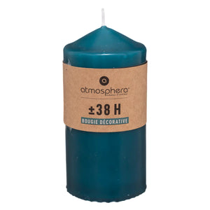 Свещ без аромат atmosphera Hugo, Кръгла, 7x13 cm