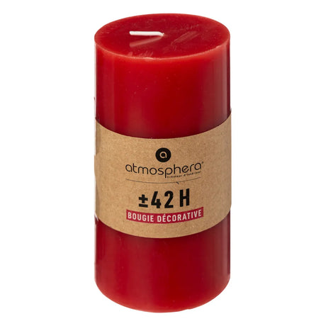 Свещ без аромат atmosphera Hugo, Кръгла, 7x13 cm
