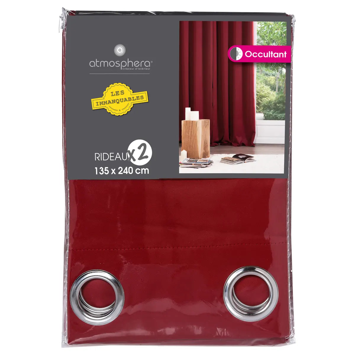 Комплект блекаут завеси atmosphera, 135x240 cm, 2 бр