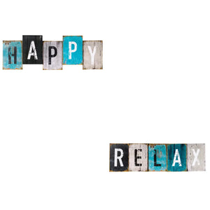 Картина atmosphera Happy Relax, Принт на платно 76x22 см, Асорти дизайни