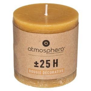Свещ без аромат atmosphera Olia, Кръгла, 6.7x7 cm