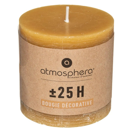 Свещ без аромат atmosphera Olia, Кръгла, 6.7x7 cm