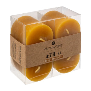 Свещи без аромат atmosphera Olia, 4.5 cm, 4 бр