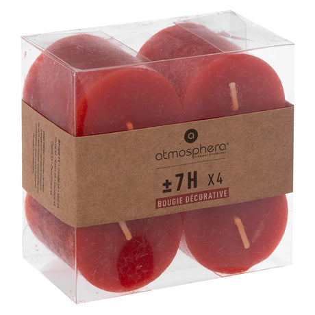 Свещи без аромат atmosphera Olia, 4.5 cm, 4 бр