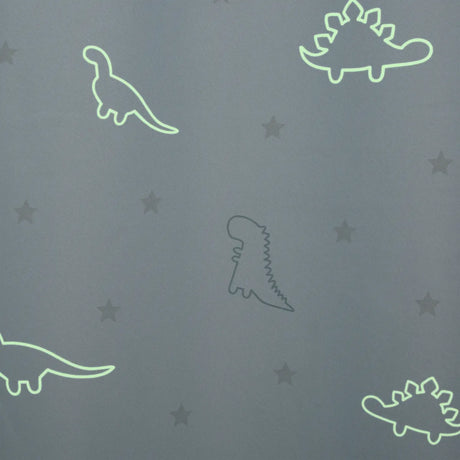 Детска светеща затъмняваща завеса atmosphera Dino Glow, 140x250, Сив