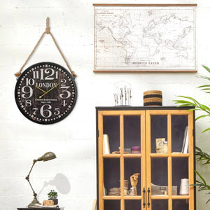 Стенен часовник atmosphera Belt, Ø52 см, Метал, С каишка