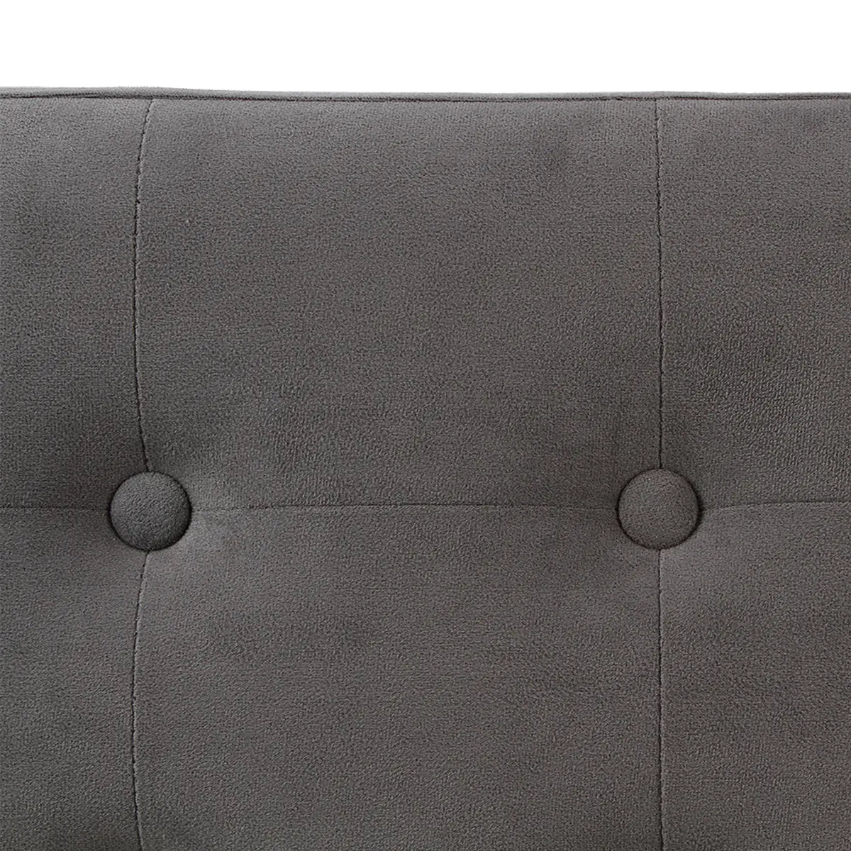 Пейка за съхранение atmosphera Lysandre, Кадифе, MDF, Сив