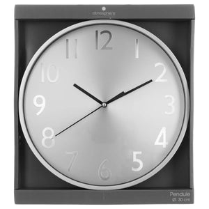 Стенен часовник atmosphera Anae, Ø30 см, Пластмаса и метал