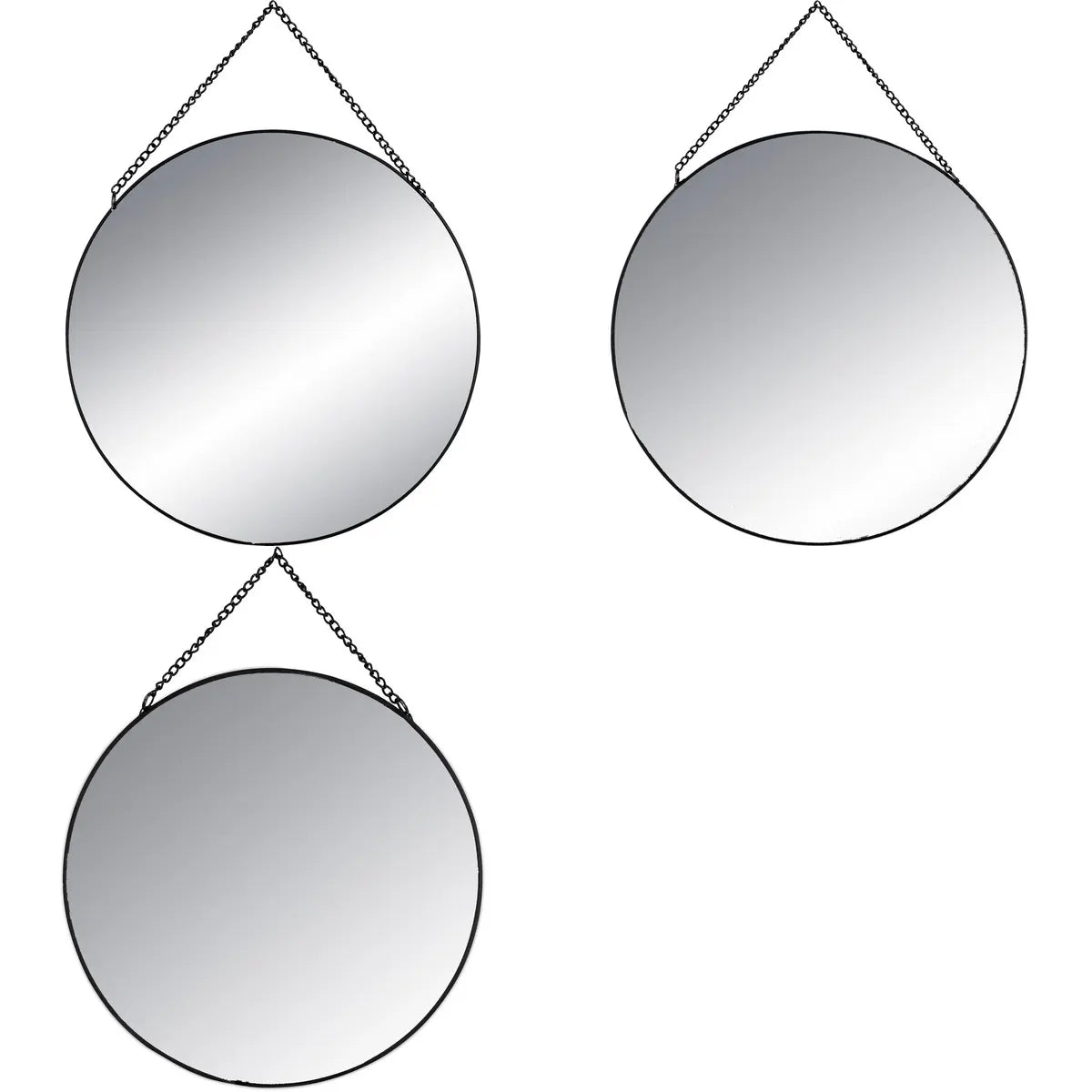 Сет огледалa atmosphera Leny, D.20/24/29 cm, 3бр