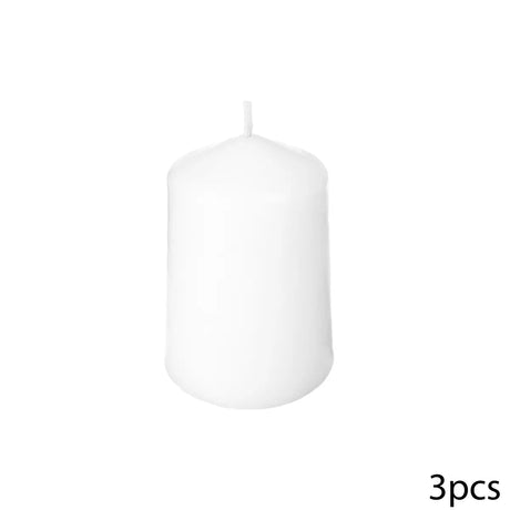 Комплект свещи без аромат atmosphera Many, 3 Броя, Votive, 5x7.5 см, Бели