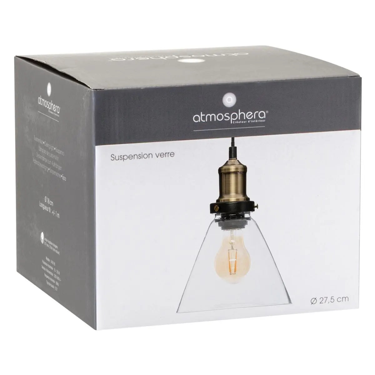 Пендел atmosphera Alak, 18 cm, Стъкло