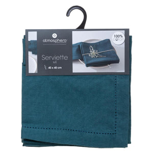 Сет кърпи atmosphera Chambray, 40x40 cm, 4 бр