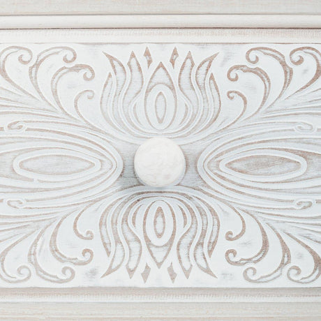 Скрин atmosphera Hina, 3 чекмеджета, MDF, Бял