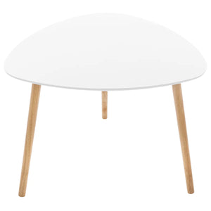 Холна маса atmosphera Mileo, Бял, 3 броя, 34/47/60 cm