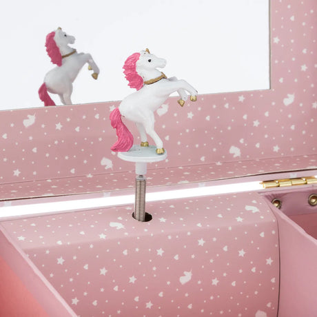 Cutie muzicală cu unicorn, 14 cm
