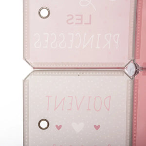 Детски текстилен гардероб atmosphera, 139 cm, Розов