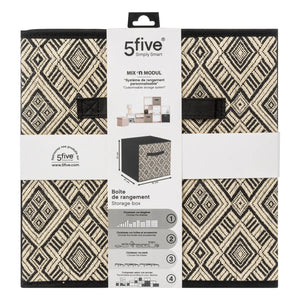 Кутия за съхранение 5five Mix & Modul Ethnique, 31x31 cm
