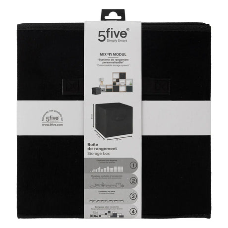 Кутия за съхранение 5five Mix & Modul, Кадифе, 31x31 cm