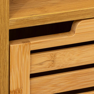 Шкаф за баня 5five Sicela, Нисък, Бамбук