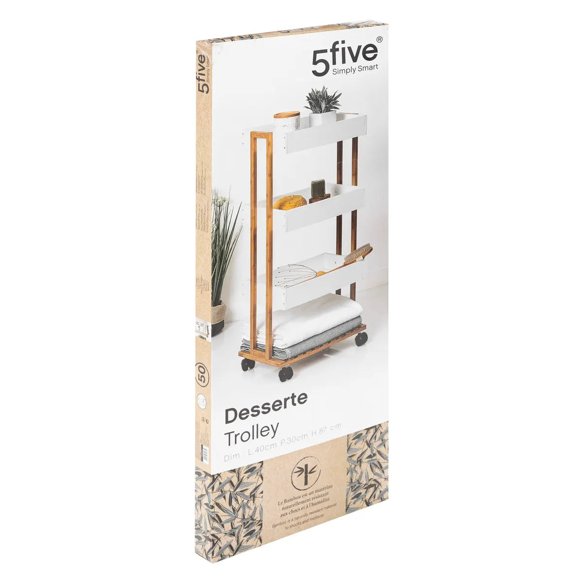 Етажерка на колела 5five Natureo, 4 нива