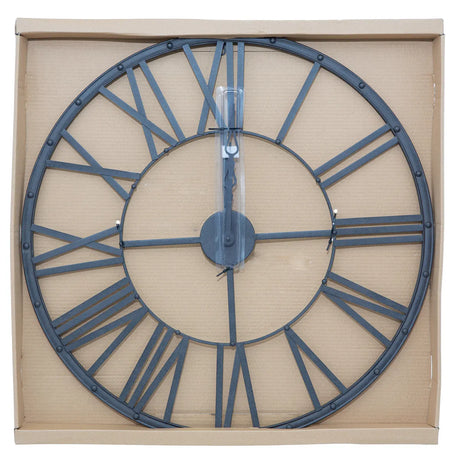 Стенен часовник atmosphera Andras, Винтидж, Ø36 см, Черен метал