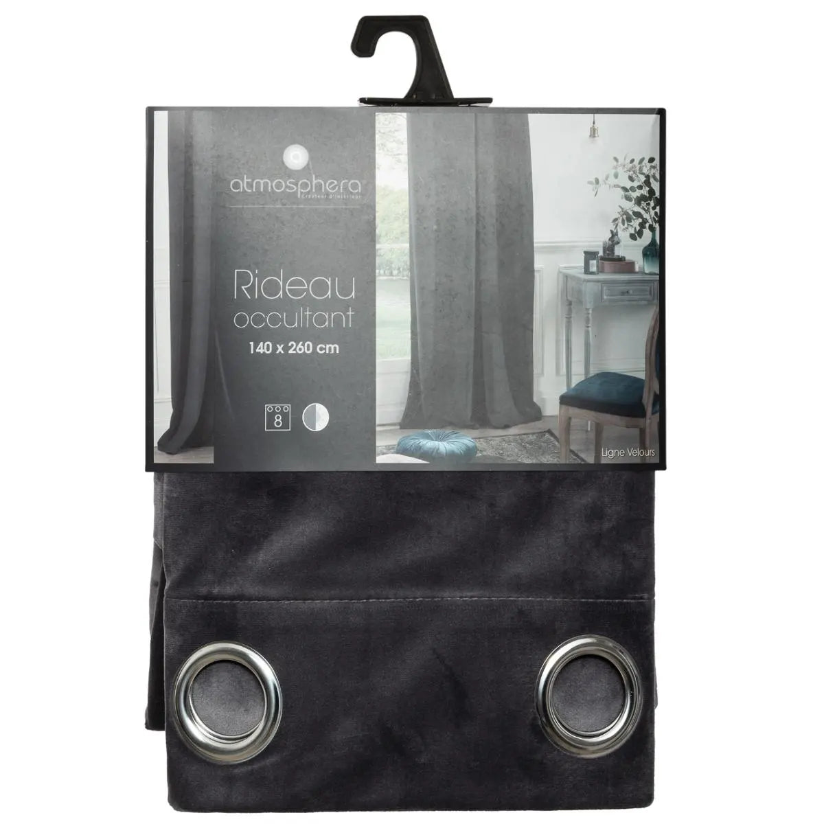 Блекаут завеса atmosphera, Кадифе, 140x260 cm